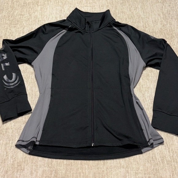 Federal Jackets & Blazers - FEDERAL women's zip up jacket 3X 2X black and grey NEW